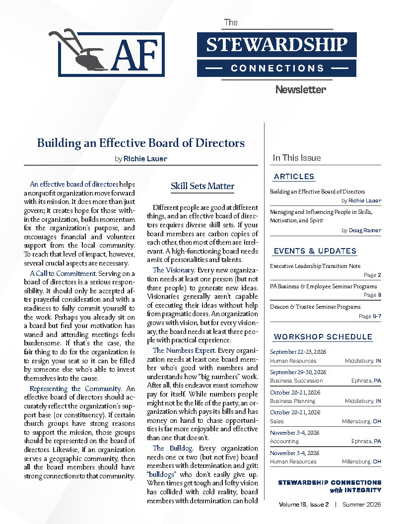 July 2026 Stewardship Connections Newsletter_Page1